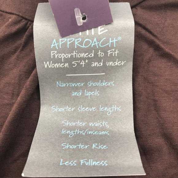 Suzie Couture Women's Turtle Neck Top Petite Small Brown New With Tags - Picture 13 of 13